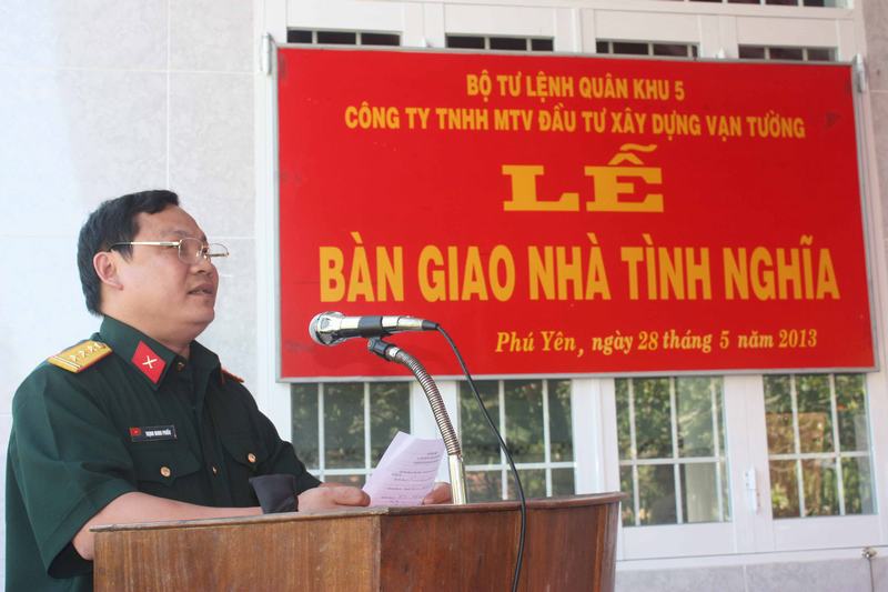 Bàn gia Nhà tình nghĩa tại Tỉnh Phú Yên năm 2013